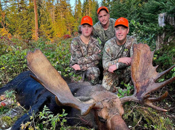 black bear hunting at lodge in northern maine