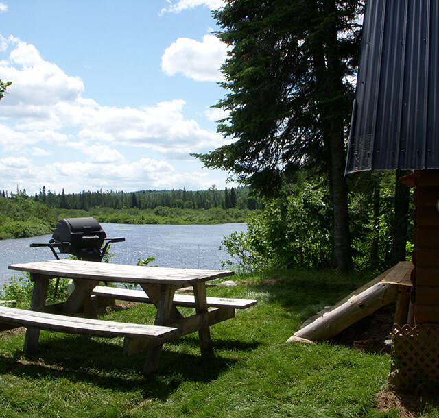 outdoor picnic table